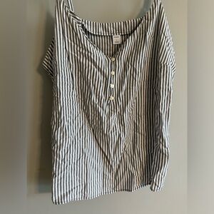 Spaghetti Strap Striped Tank